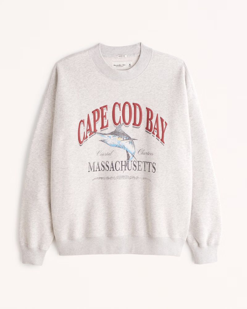 Cape Cod Graphic Crew Sweatshirt | Abercrombie & Fitch (US)