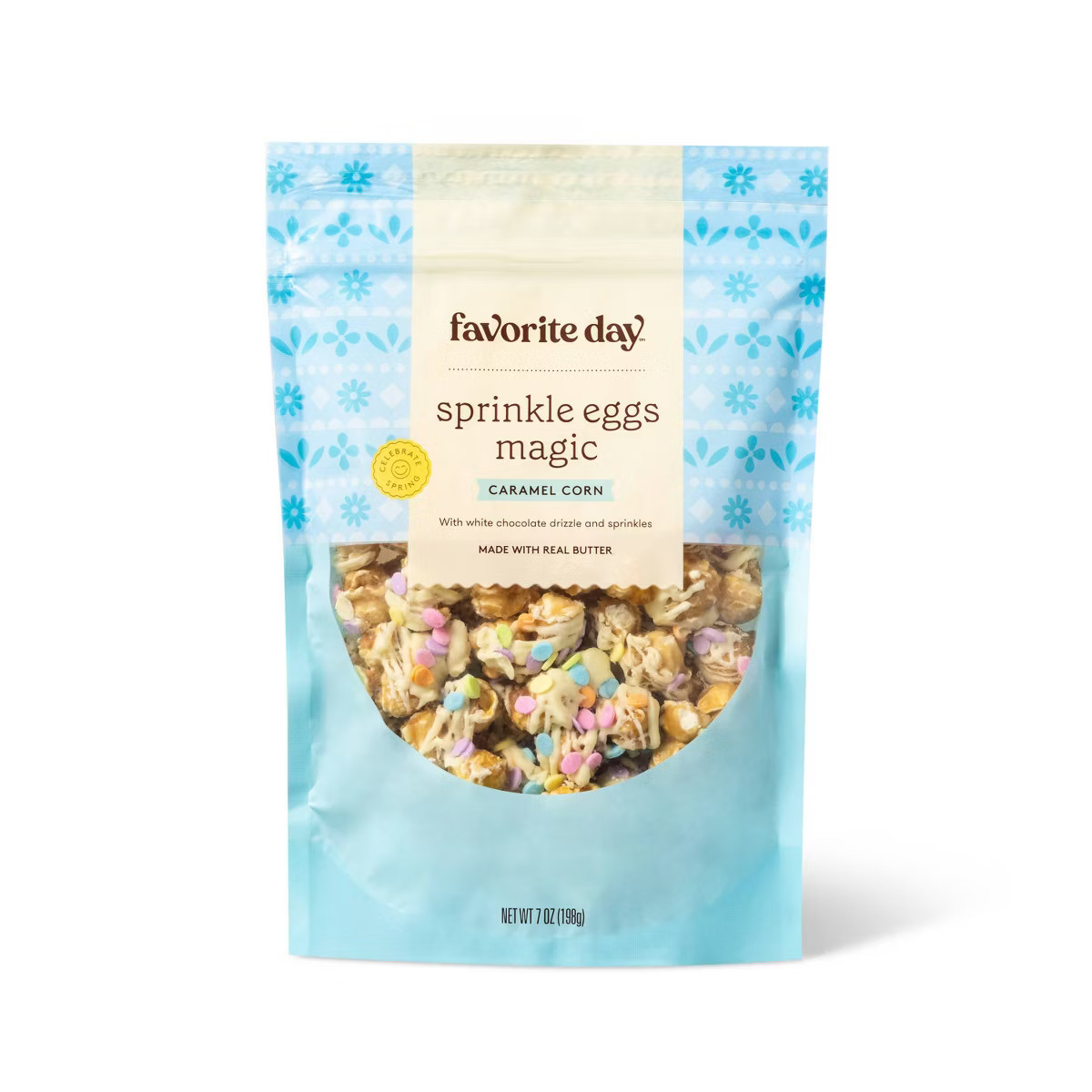 Spring White Chocolate Popcorn With Egg Shape Sprinkles - 7oz - Favorite Day™ | Target