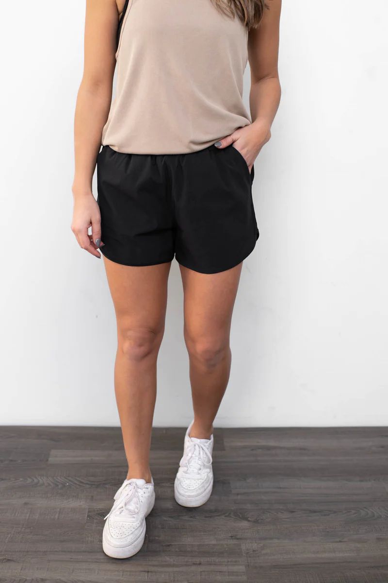 The Time is Now High Waisted Athletic Shorts | Apricot Lane Boutique