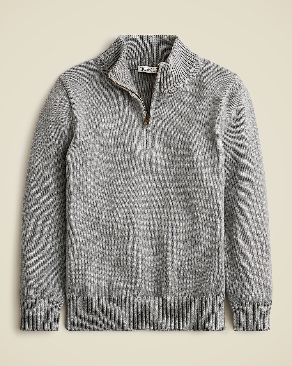 Kids' heritage cotton half-zip sweater | J. Crew US