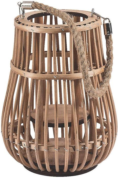 Rattan Natural Lantern with Handle - Great for Wedding and Home Decorations | Amazon (US)