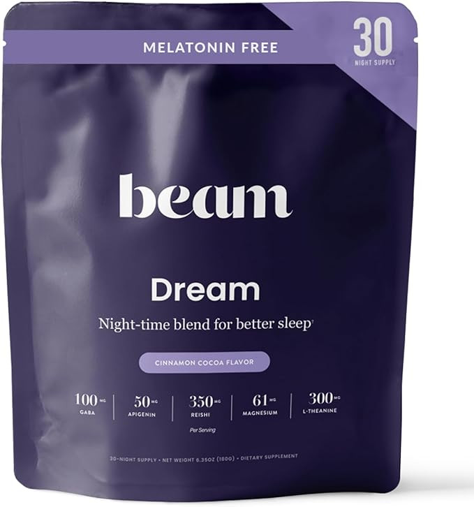 Beam Dream Sleep Powder, Sleep Supplement, Sleep Aids for Adults, Melatonin Free, Contains Magnes... | Amazon (US)