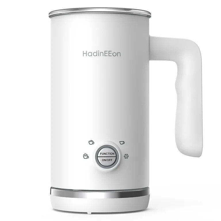 HadinEEon Milk Frother, 4-in-1 Electric Milk Frother and Steamer (5.1 oz/10.1 oz), Automatic Milk... | Walmart (US)