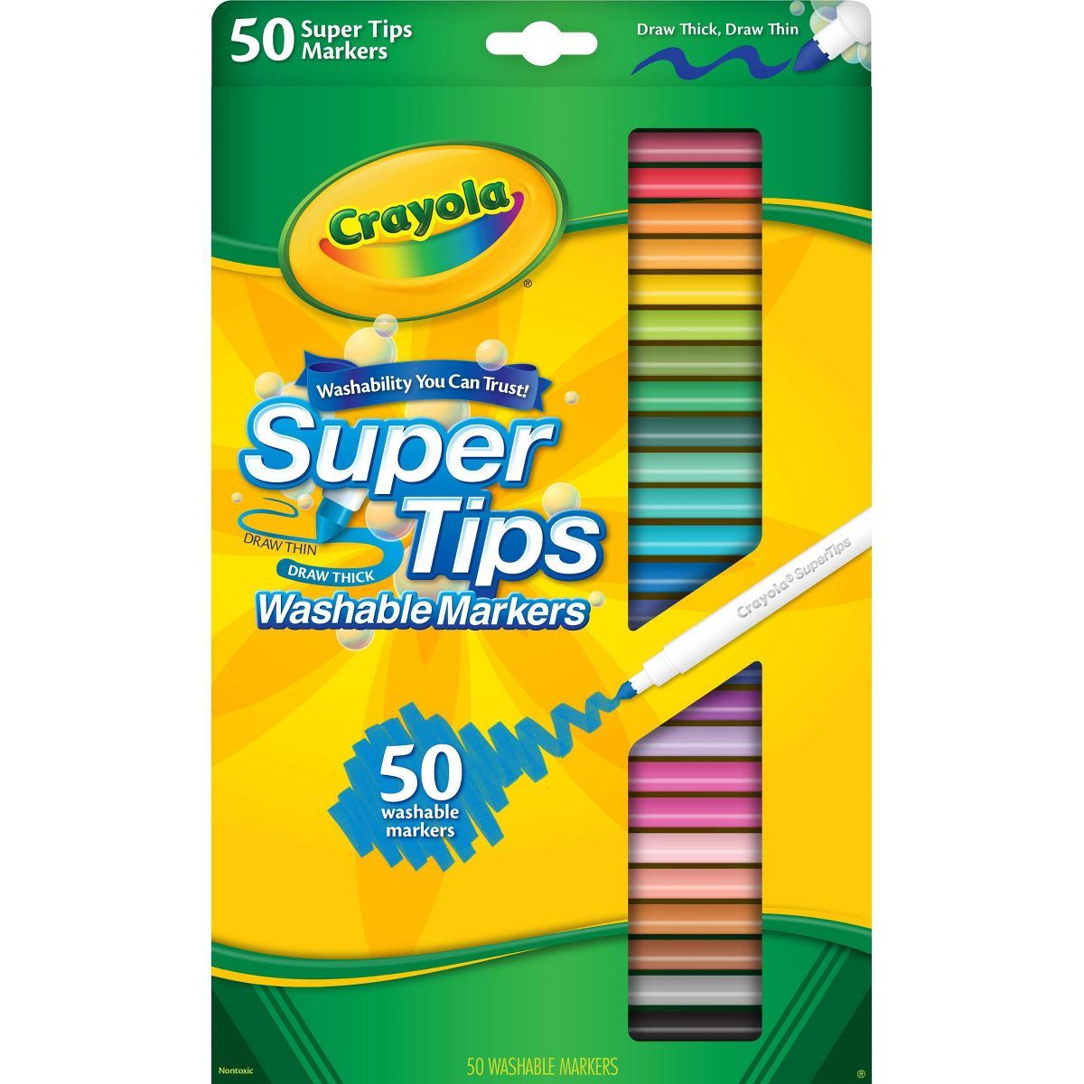 Crayola 50ct Super Tips Washable Markers | Target