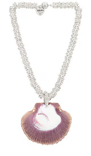 Islander Necklace in Shell & Silver | Revolve Clothing (Global)
