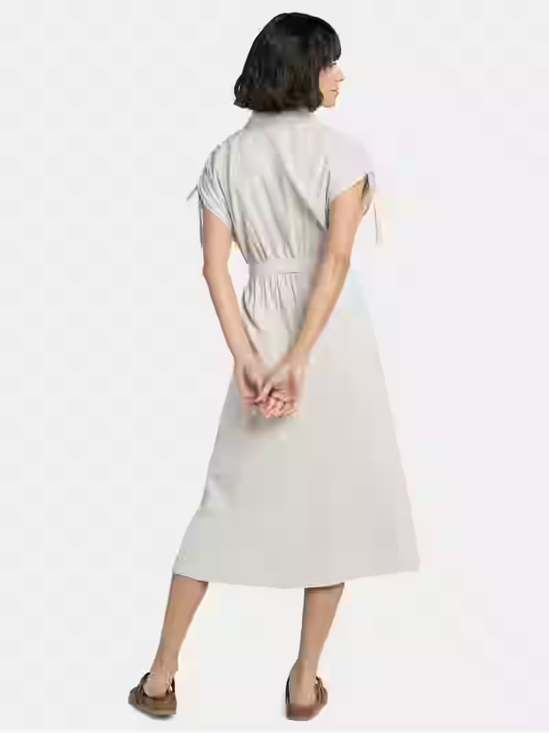 Time and Tru Women's and Women's Plus Midi Shirtdress, Sizes XS-4X | Walmart (US)