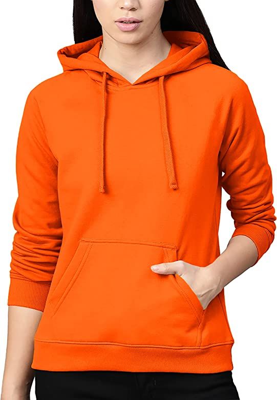 URBAN BUCK Womens Neon Pullover Hooded Sweatshirt Casual Long Sleeves High Visibility Lightweight At | Amazon (US)
