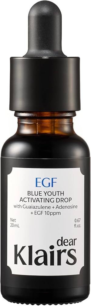 Dear Klairs Korean EGF Serum – Blue Youth Activating Drop with EGF Peptides and Guaiazulene, Re... | Amazon (US)