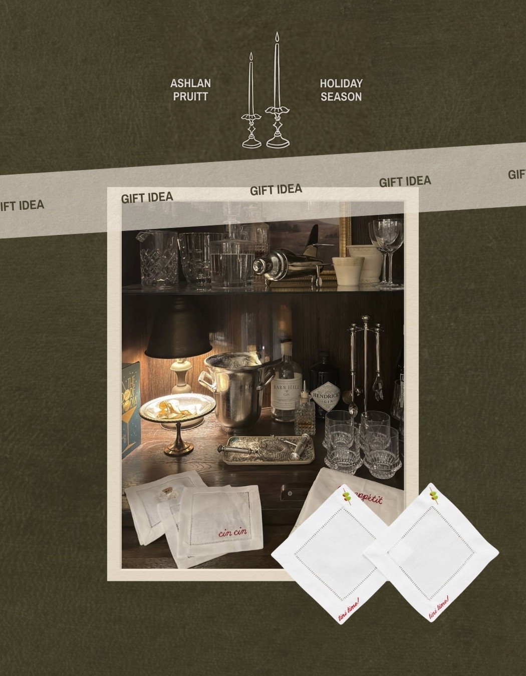 Holiday gift inspo!!🍸

Night out, gift for her, creative gift ideas, house warming gift, cozy, host, Christmas party, holiday party, home accessory, martini, bar, drinking gifts 