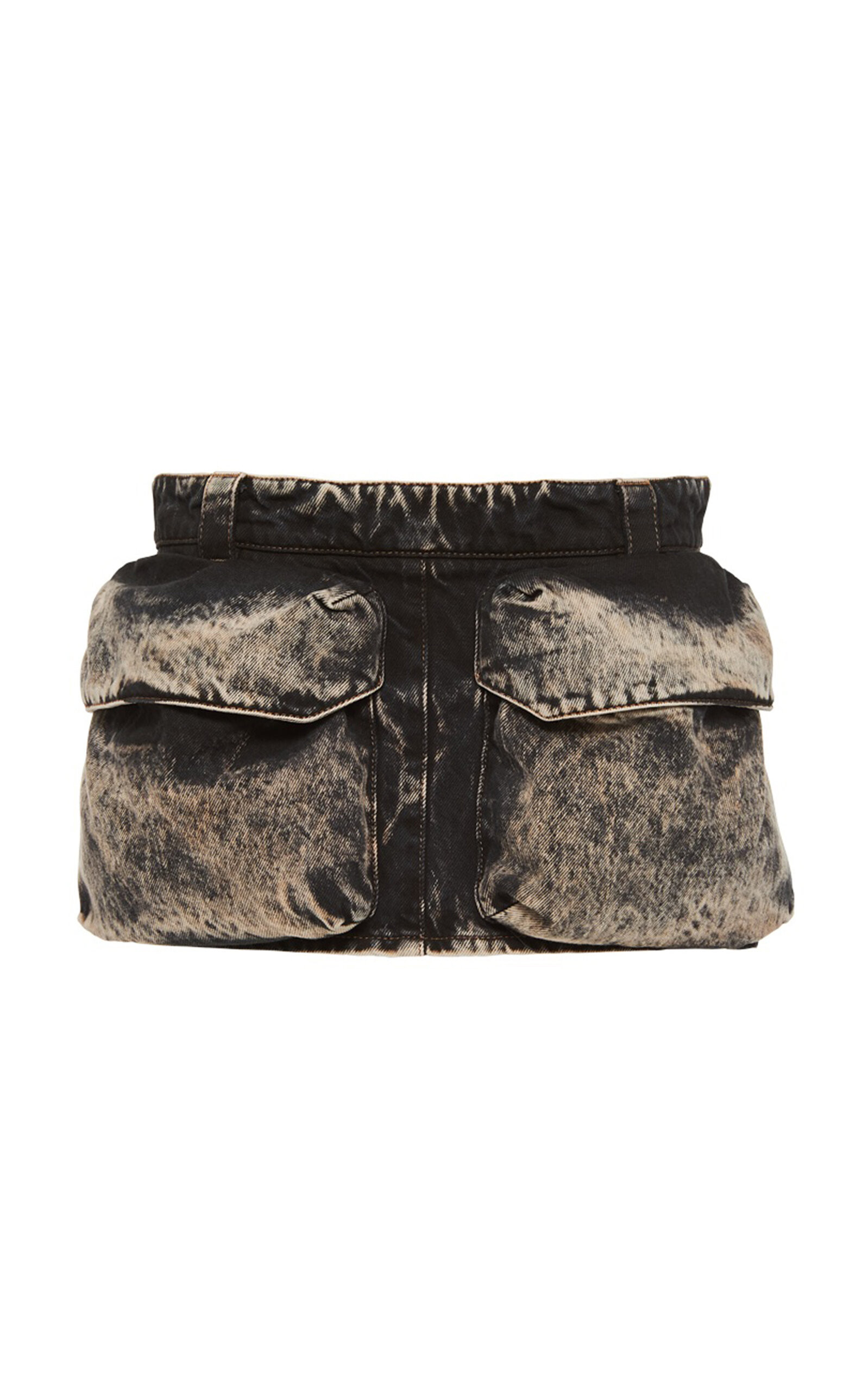 Miu Miu Washed-Denim Mini Skirt - Moda Operandi | Moda Operandi (Global)