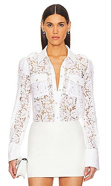 Generation Love Maisey Shirt in White from Revolve.com | Revolve Clothing (Global)