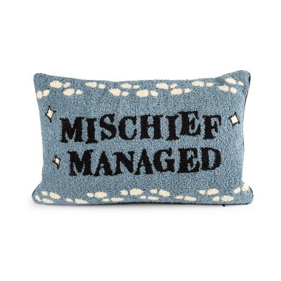 Harry Potter 'Mischief Managed' Throw Pillow Blue | Target