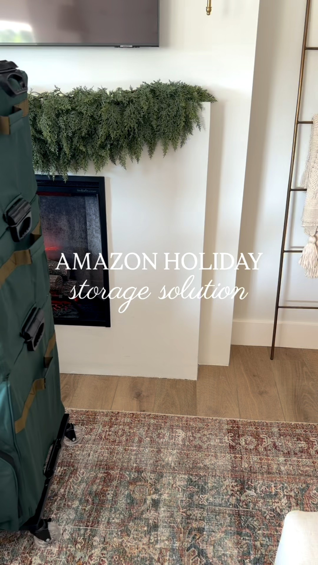Amazon holiday storage solution! Amazon stack and lock rolling storage. 

#LTKHoliday #LTKHome #LTKFindsUnder100