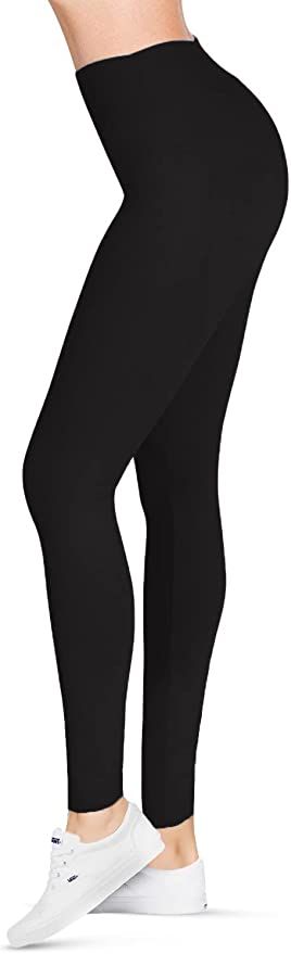 SATINA High Waisted Leggings for Women - Capri & Full Length Women's Leggings | Amazon (US)