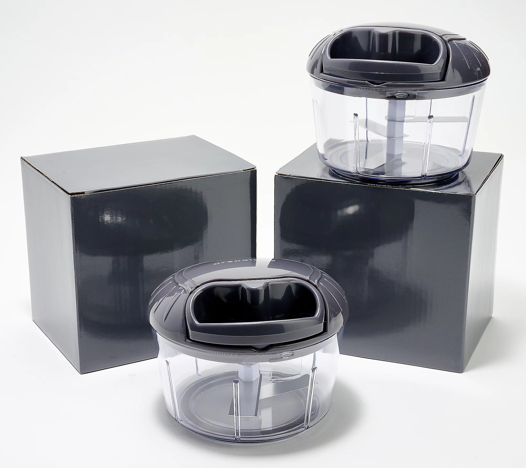 As Is Prepology Set of 2 Manual Pull Choppers | QVC