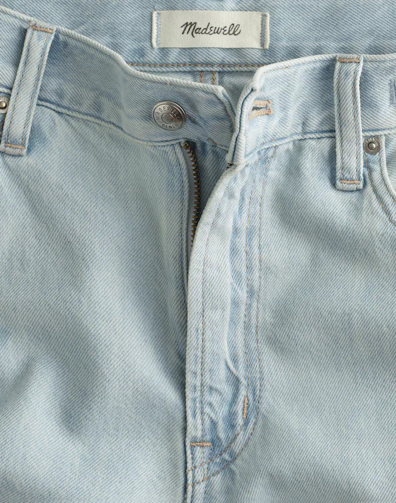 The Darted Barrel-Leg Jean in Airy Denim | Madewell