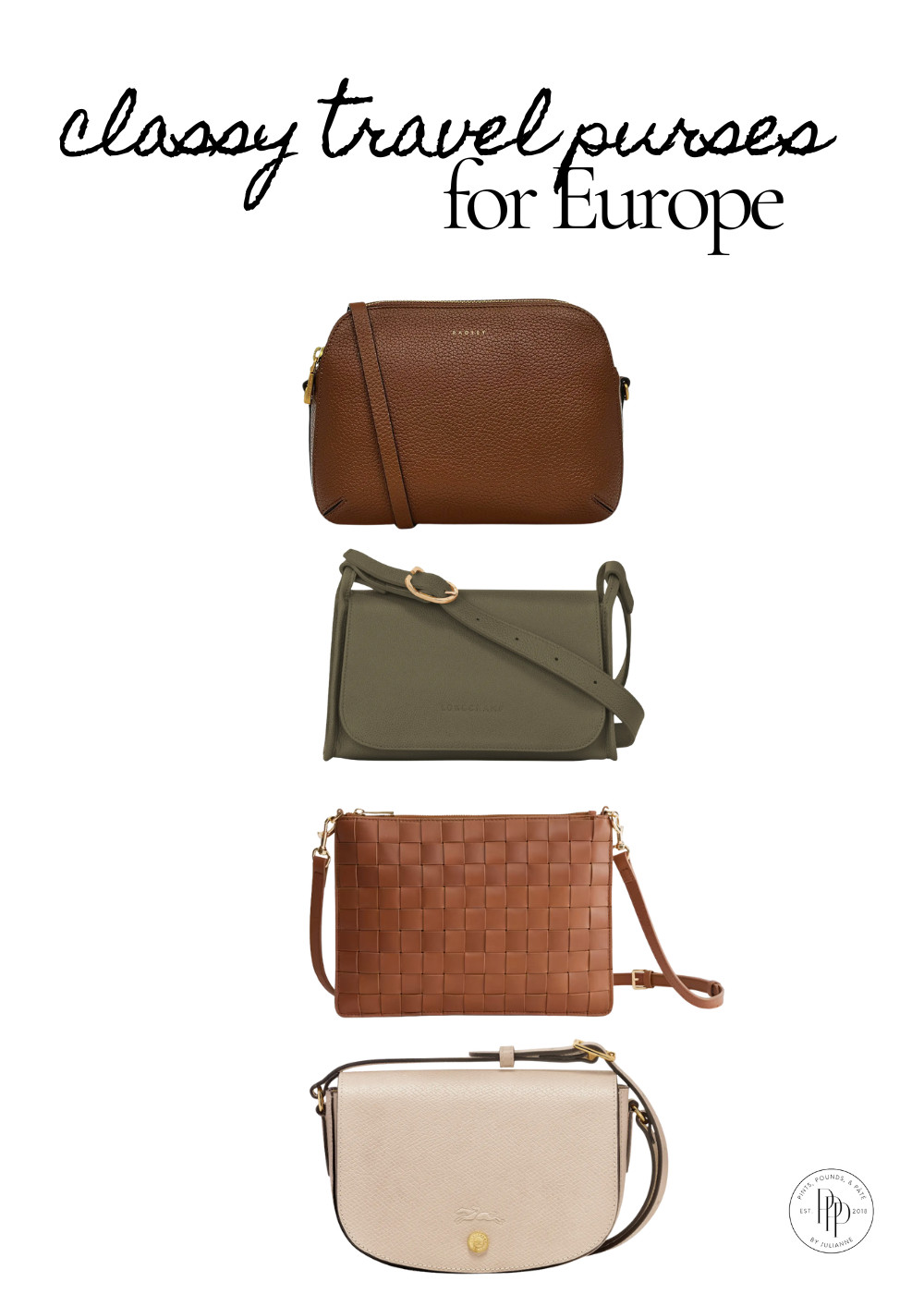 Classy travel purses for a trip to Europe!
 

#LTKTravel