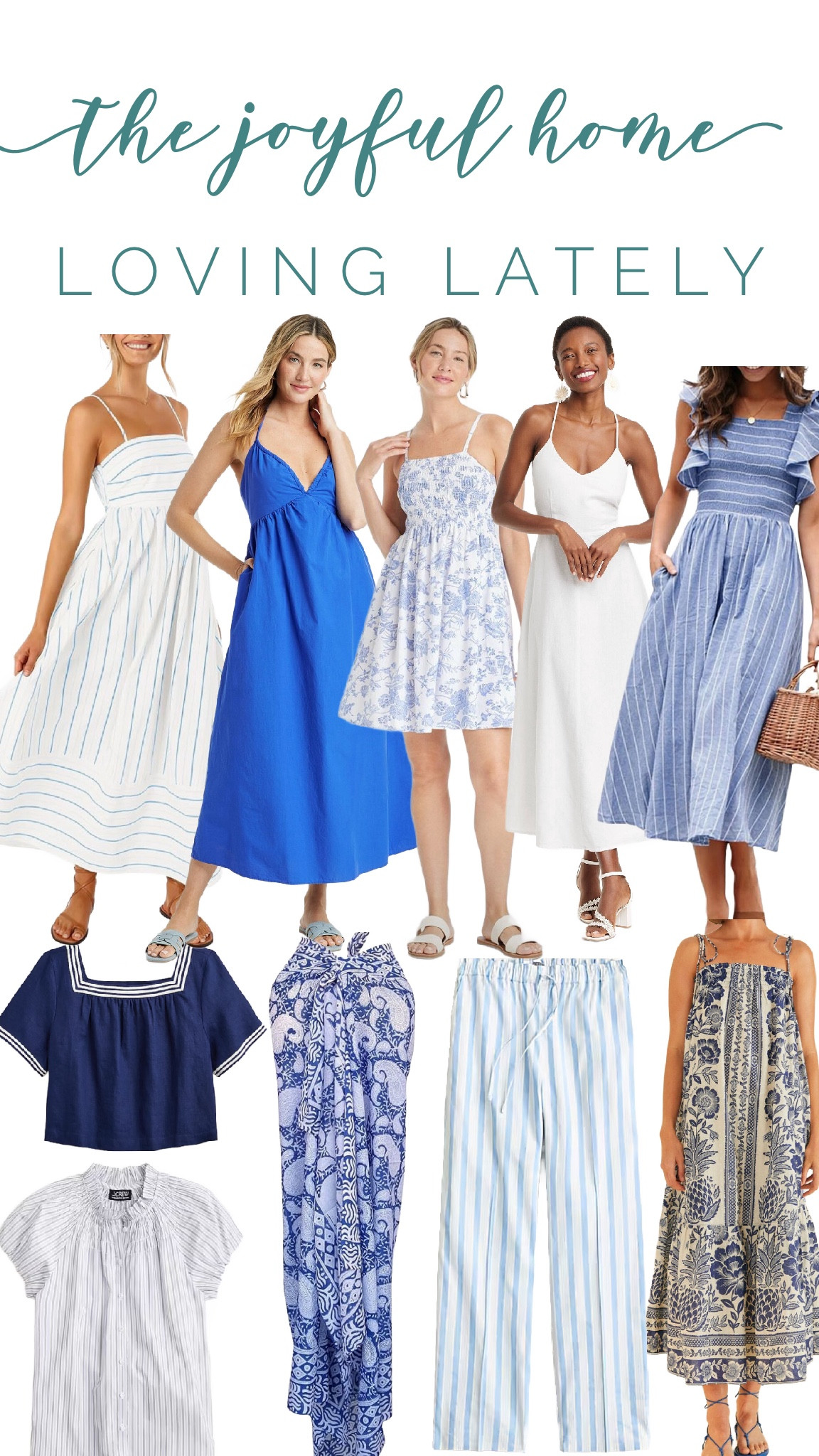 Things I’m loving lately: blue and white edition. This is my favorite color combo for summer!

#LTKfindsunder50 #LTKstyletip #LTKSeasonal