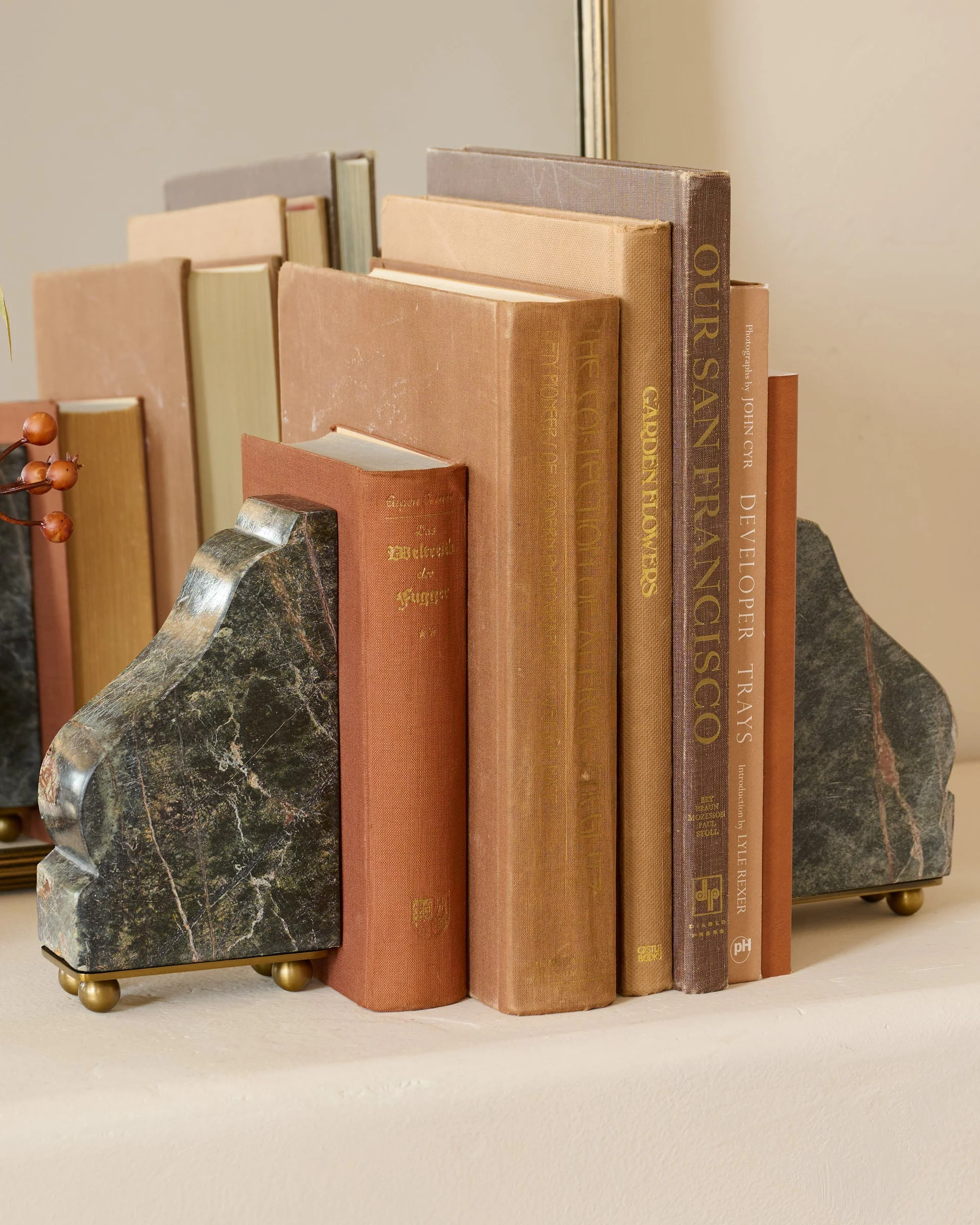 Henry Marble and Brass Bookends | Magnolia