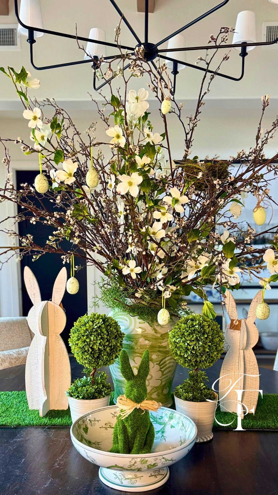 Create a fresh spring look with this Easter tree idea 🌸 Using faux branches styled with soft Easter flowers, this Easter decor moment brings a light and airy feel to any space. I love using an Easter tree as a centerpiece—it’s simple, elegant, and instantly elevates your Easter decor and styling for the season.🧺🐇 

 #ltkspring #LTKSeasonal #LTKHome