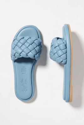 Seychelles Puffy Woven Slide Sandals | Anthropologie (US)