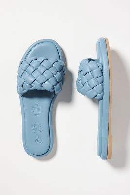 Seychelles Puffy Woven Slide Sandals | Anthropologie (US)