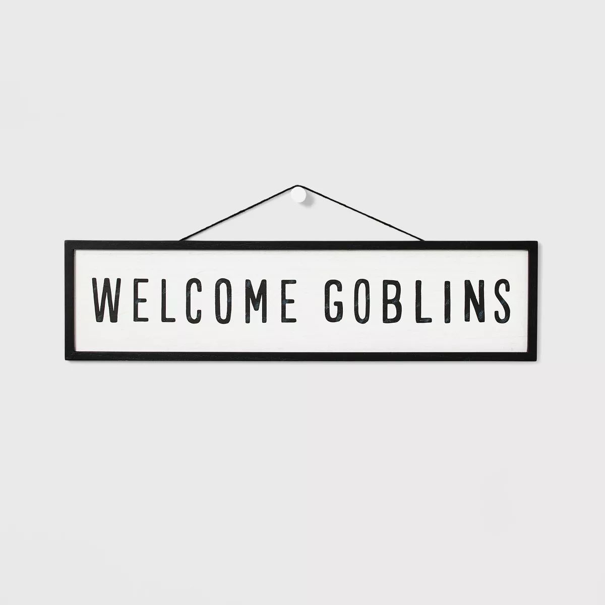 Welcome Goblins Halloween Wall Sign - Hyde & EEK! Boutique™ | Target