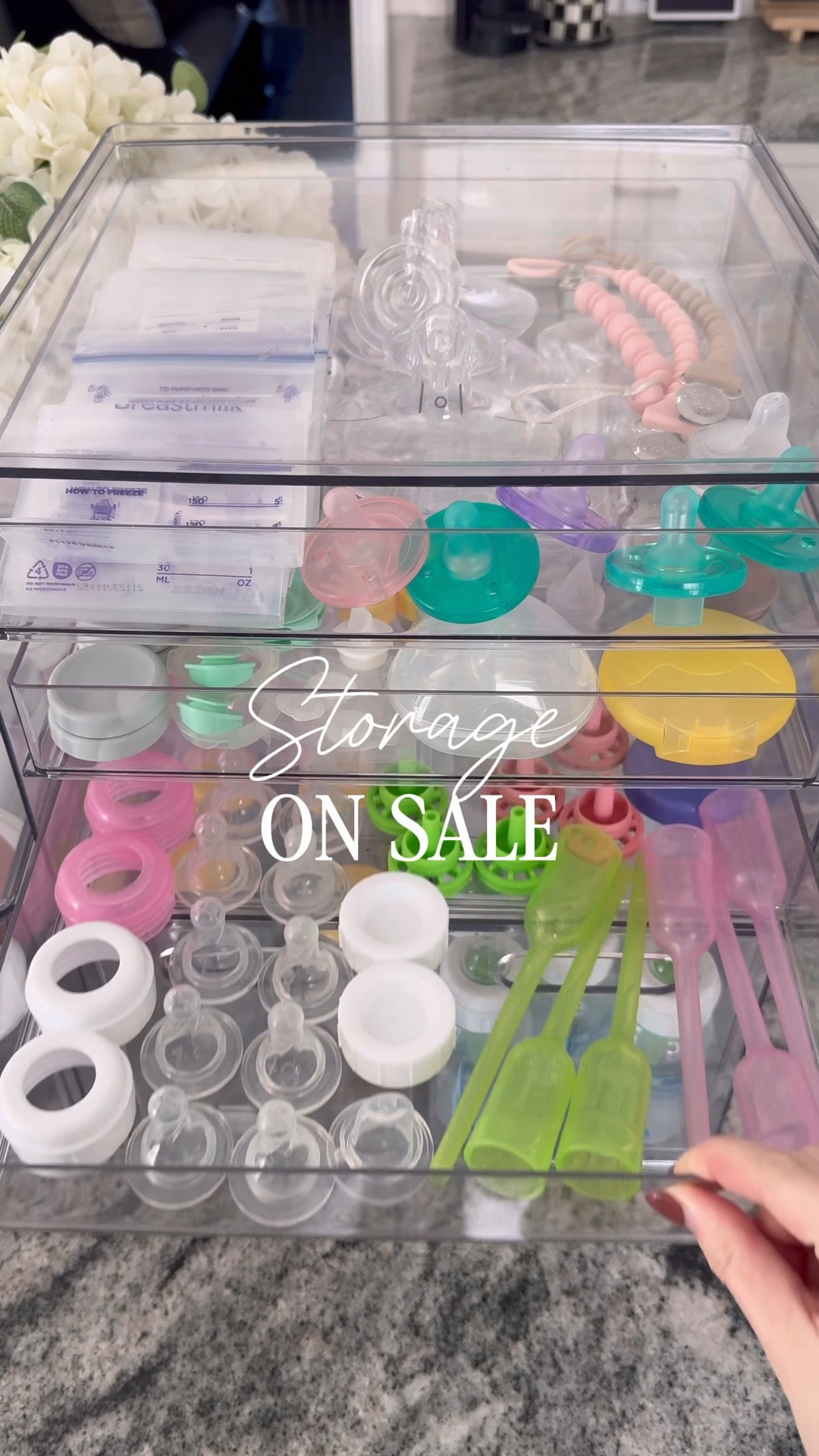 My favorite clear organizers are 30% off! I use them for pump parts and bottle organization, but they can be used in bathrooms or pantry’s for just about anything!


#LTKHome #LTKCyberWeek #LTKmomlife