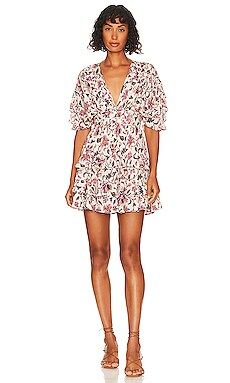 Tularosa Tate Mini Dress in Thea Ivory Floral from Revolve.com | Revolve Clothing (Global)