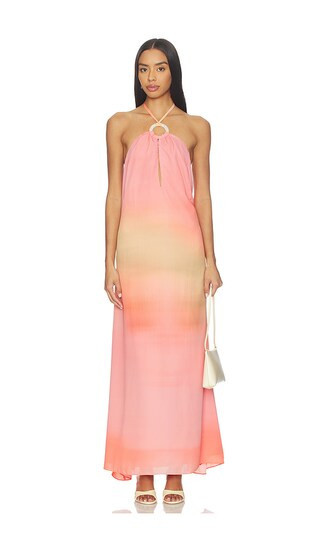 Baobab Rondine Maxi Dress in Coral. - size S | Revolve Clothing (Global)