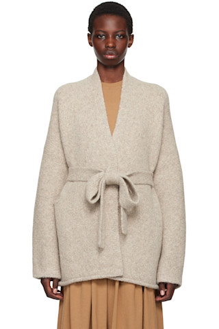 Lauren Manoogian - Taupe Coto Cardigan | SSENSE