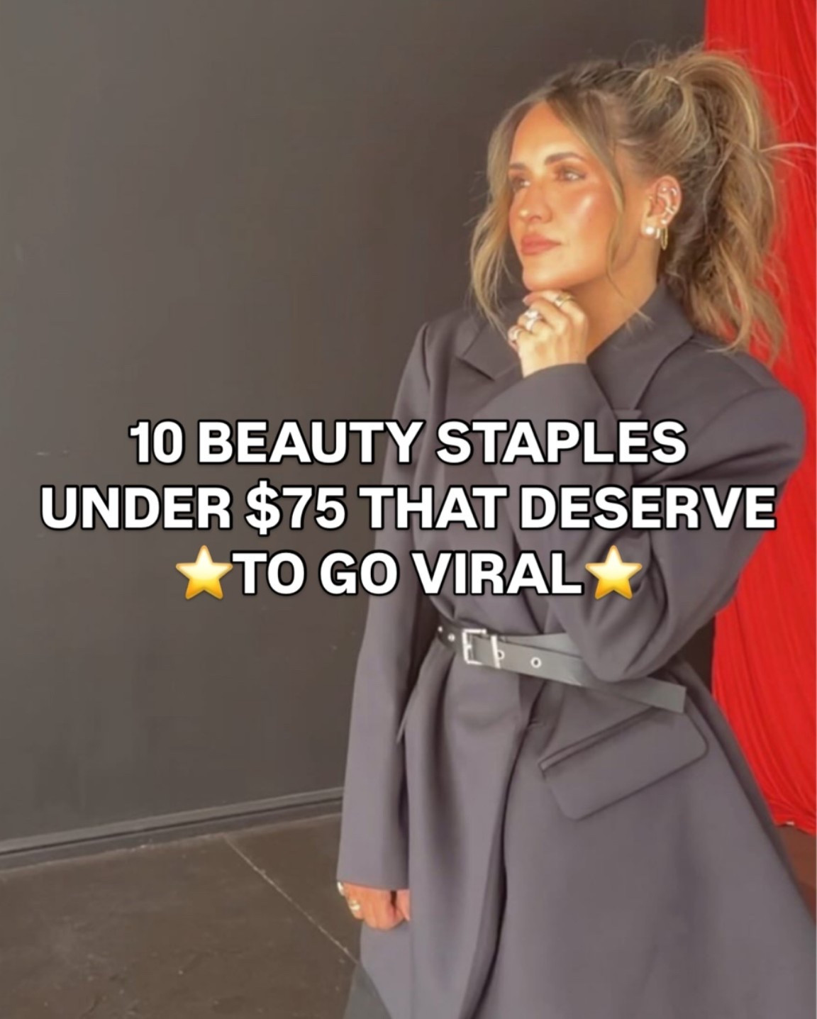 10 beauty staples under $75 that deserve to go viral! 

make sure to grab the waterproof version of the lip liner, I use the shade anywhere caffeine!￼