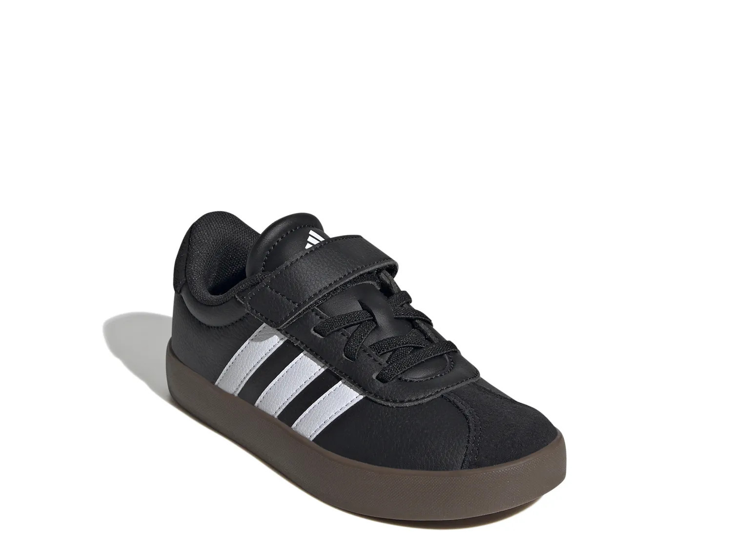 adidas VL Court 3.0 Sneaker Kids' | Boys | Girl's | Black/White | Size 1 Youth | Sneakers | DSW