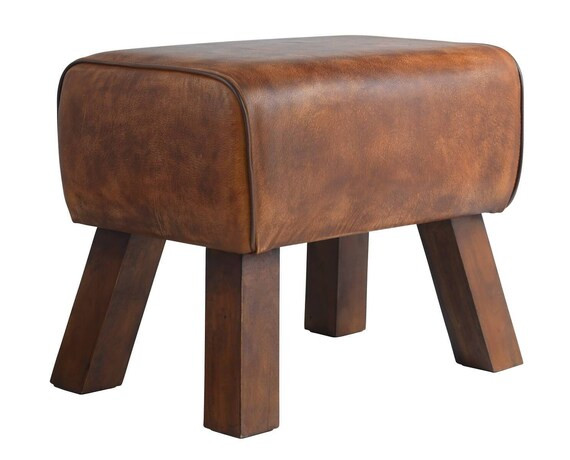 Mini Bench  Rose Brown Goat Leather  Handcrafted Luxury 100% | Etsy | Etsy (US)