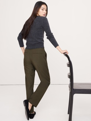 High-Rise Modern Slim Refined Ankle Pant | Banana Republic (US)