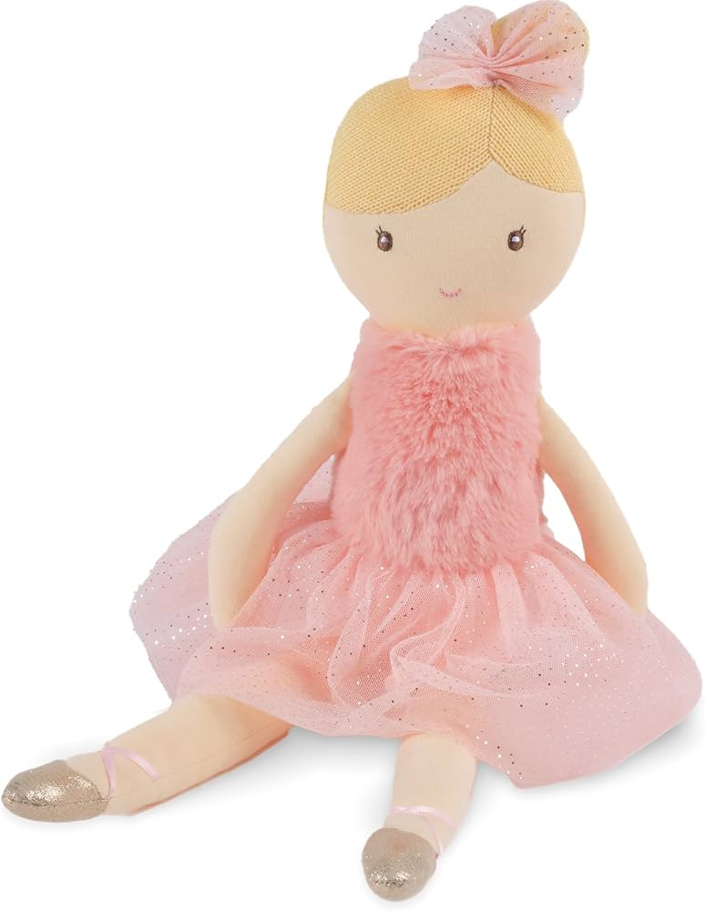 Bearington Collection Lil' Ballerina Blonde Ballerina 16.5 Inch Ballerina Doll - Plush Dolls for ... | Amazon (US)