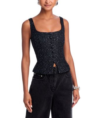AQUASequin Tweed Tank Top - Exclusive | Bloomingdale's (US)