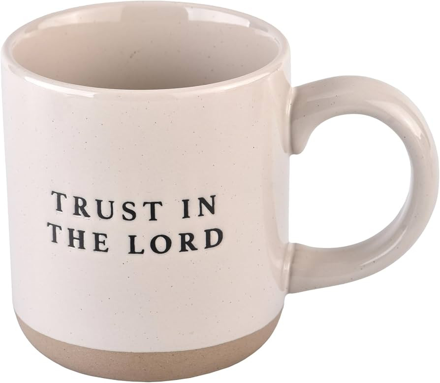 Trust In The Lord 14oz. Stoneware Coffee Mug | Amazon (US)