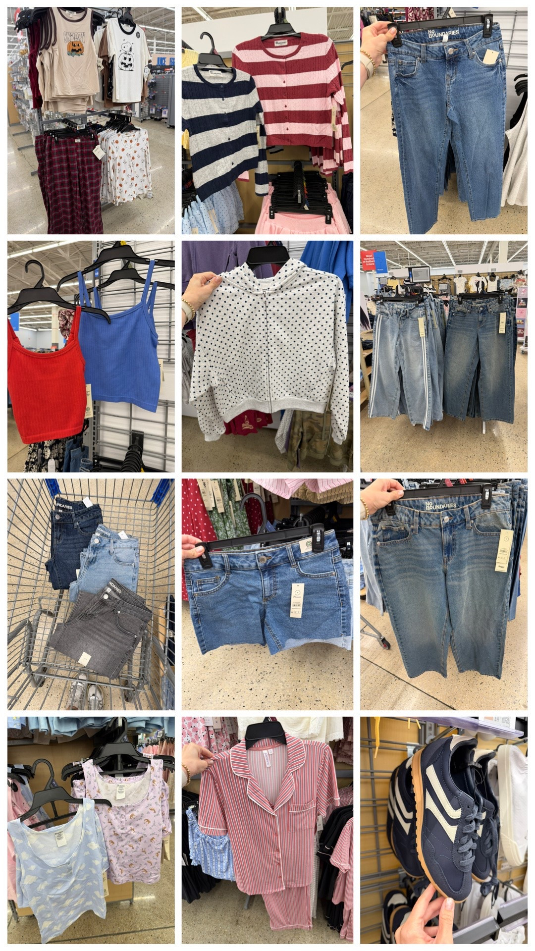 Walmart new denim and more great finds! Definitely check out the new straight leg and wide leg jeans under $20. #walmartfashion