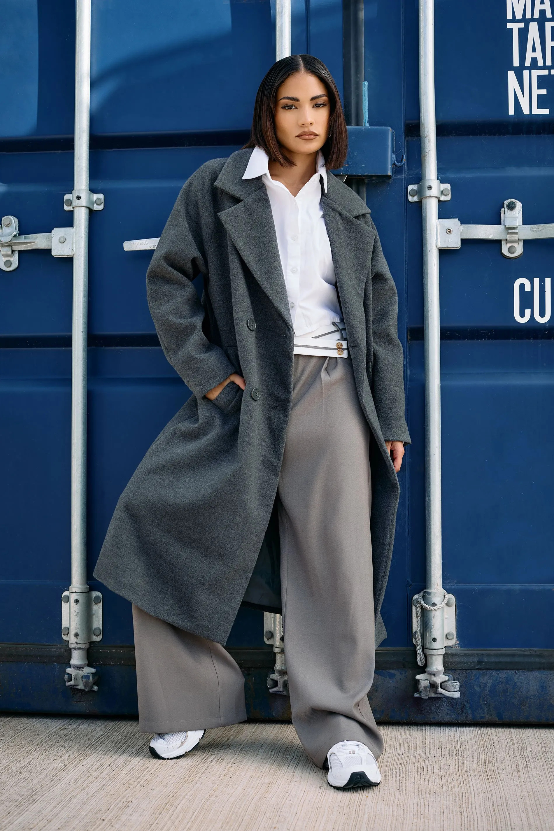 Petite Formal Midi Coat | Boohoo.com (UK & IE)