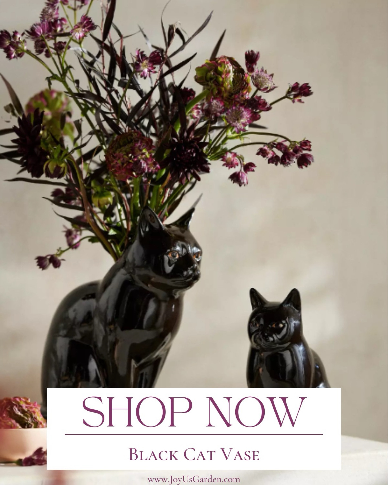 Hand-crafted for one-of-a-kind detail, this stoneware cat vase is ready to perch on a shelf, mantel, or table in your Halloween home.

#LTKHalloween #LTKSeasonal #LTKHome
