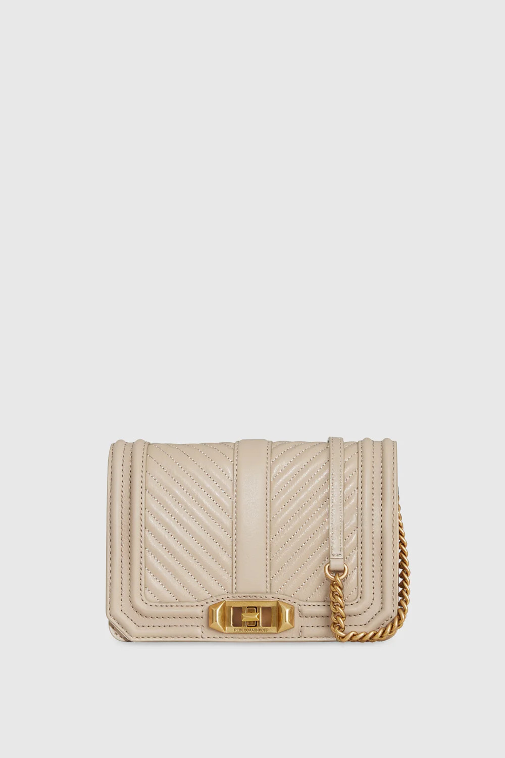 Chevron Quilted Small Love Crossbody | Rebecca Minkoff
