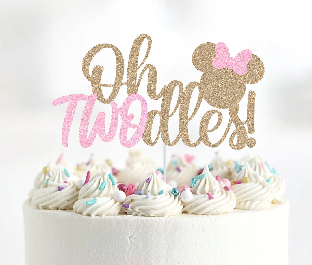 Oh TWOdles Cake Topper, I'm Twodles Cake Topper, Girls 2nd Birthday, Second Birthday, Birthday Pa... | Etsy (US)