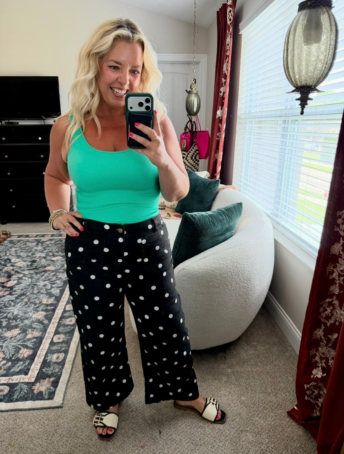 Polka dots are THE pattern this summer & these cute cropped jeans are such a fun way to wear them! Amazon & Walmart for the wins! 
**wearing my true size 10 in pants, large in the shirt & I’m 5’2” for length reference!

#LTKPetite #LTKMidsize #LTKOver40