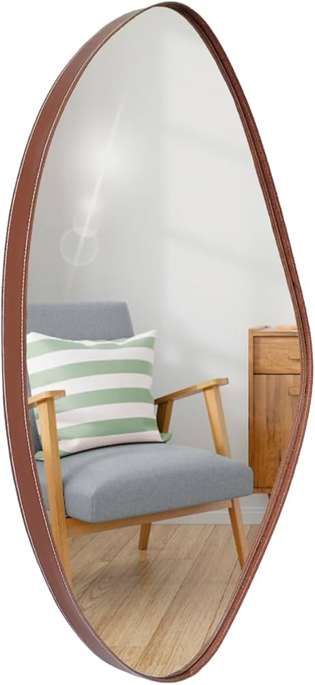 Espelho Decorativo Orgânico 60x40cm Para Parede com Suporte | Amazon (BR)