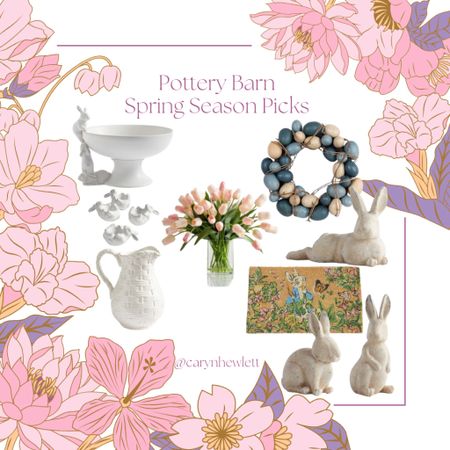 Spring is nearly here! Here are some of my favorite picks for the spring season, Easter, and more from Pottery Barn 🩷🪺🐇🌸

#LTKhome #LTKSeasonal
