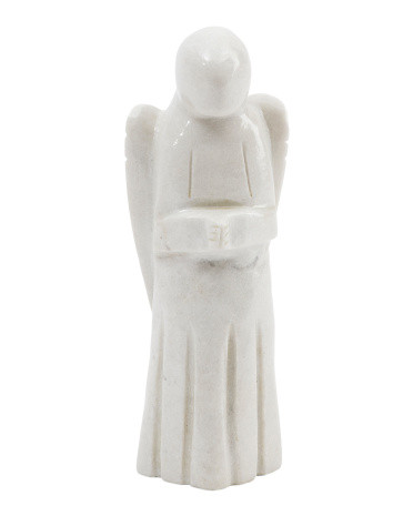 Onyx Stone Angel Decor | Marshalls
