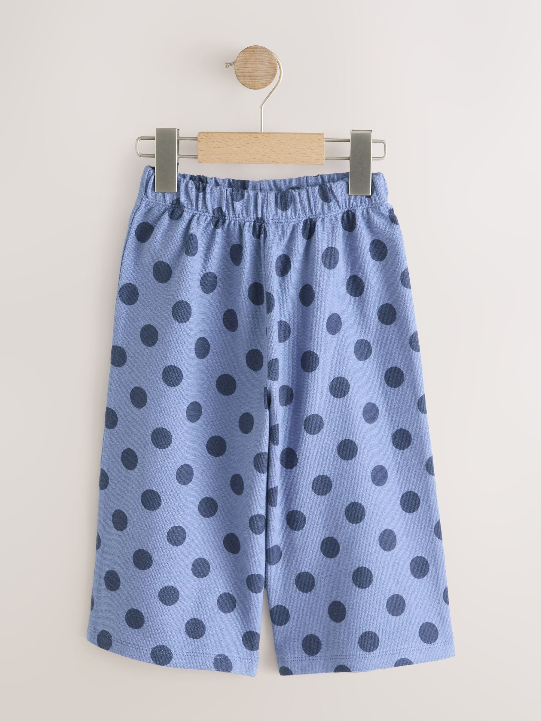next Blue Spot Flower Barrel Leg Trousers (3mths-7yrs) | Next US