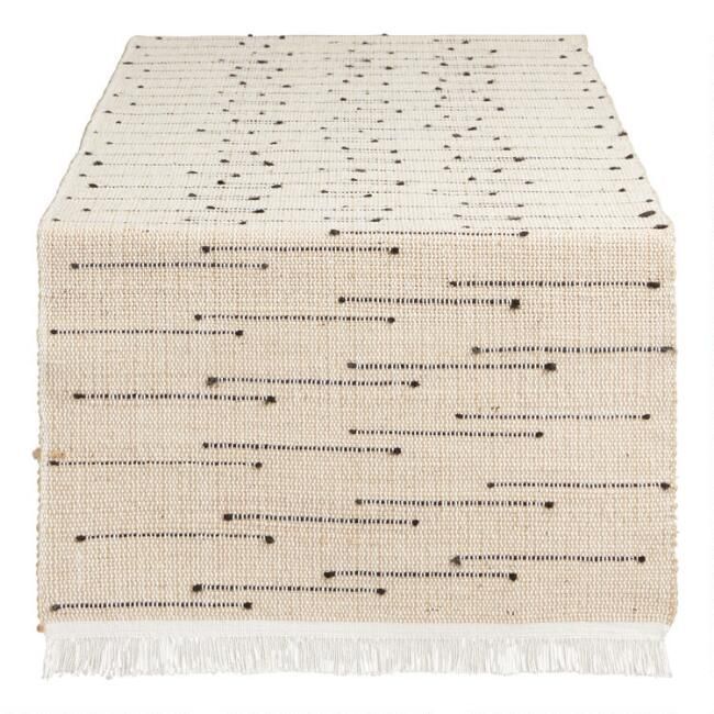 Black Dot Arusha Table Runner | World Market