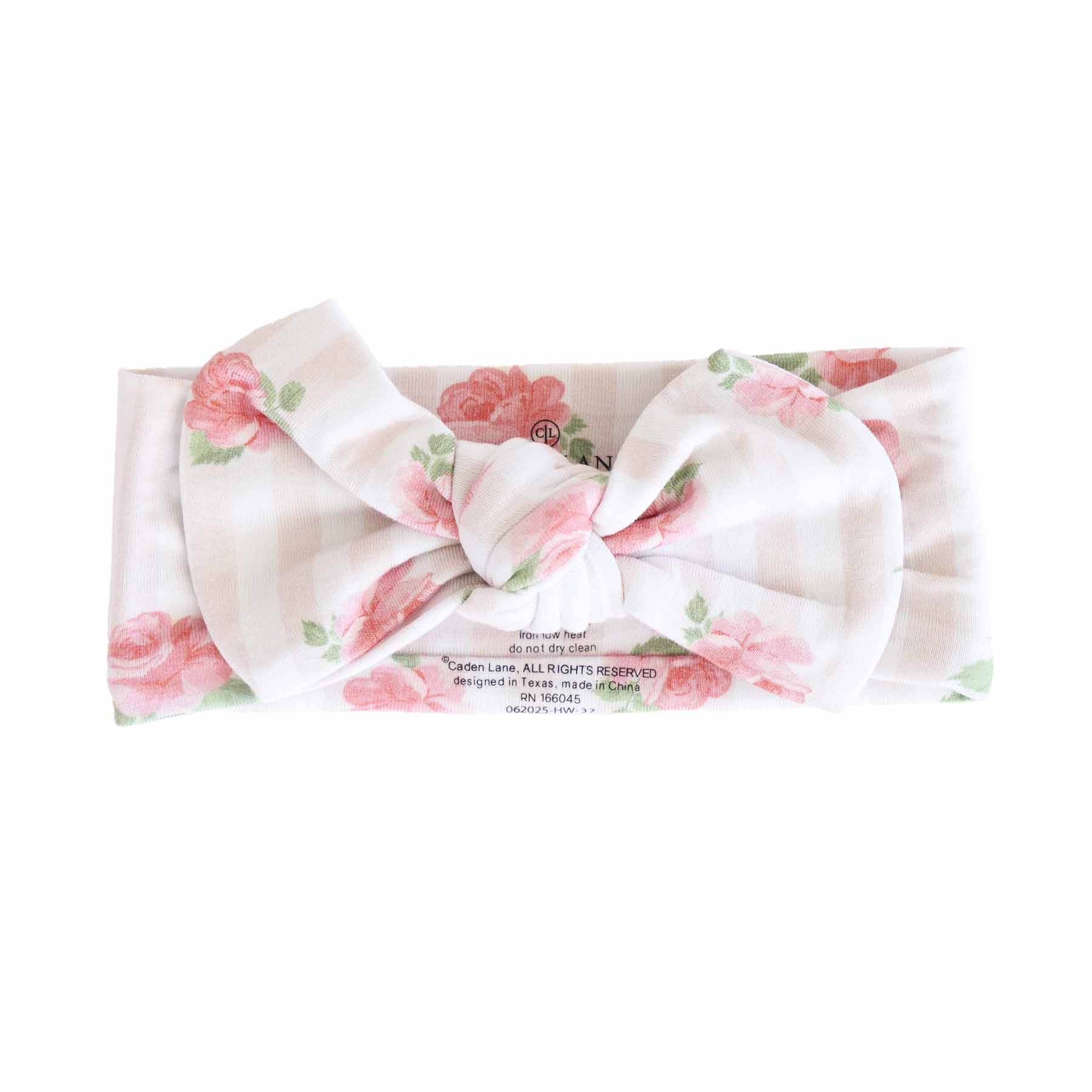 Rosy & Cozy Knit Large Bow Headwrap | Caden Lane